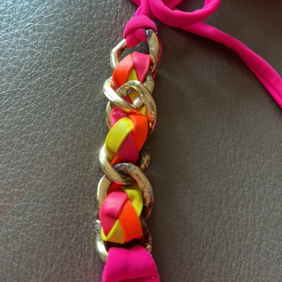 Hot pink Newton beach bunny chained bikini - Picture 4 of 7